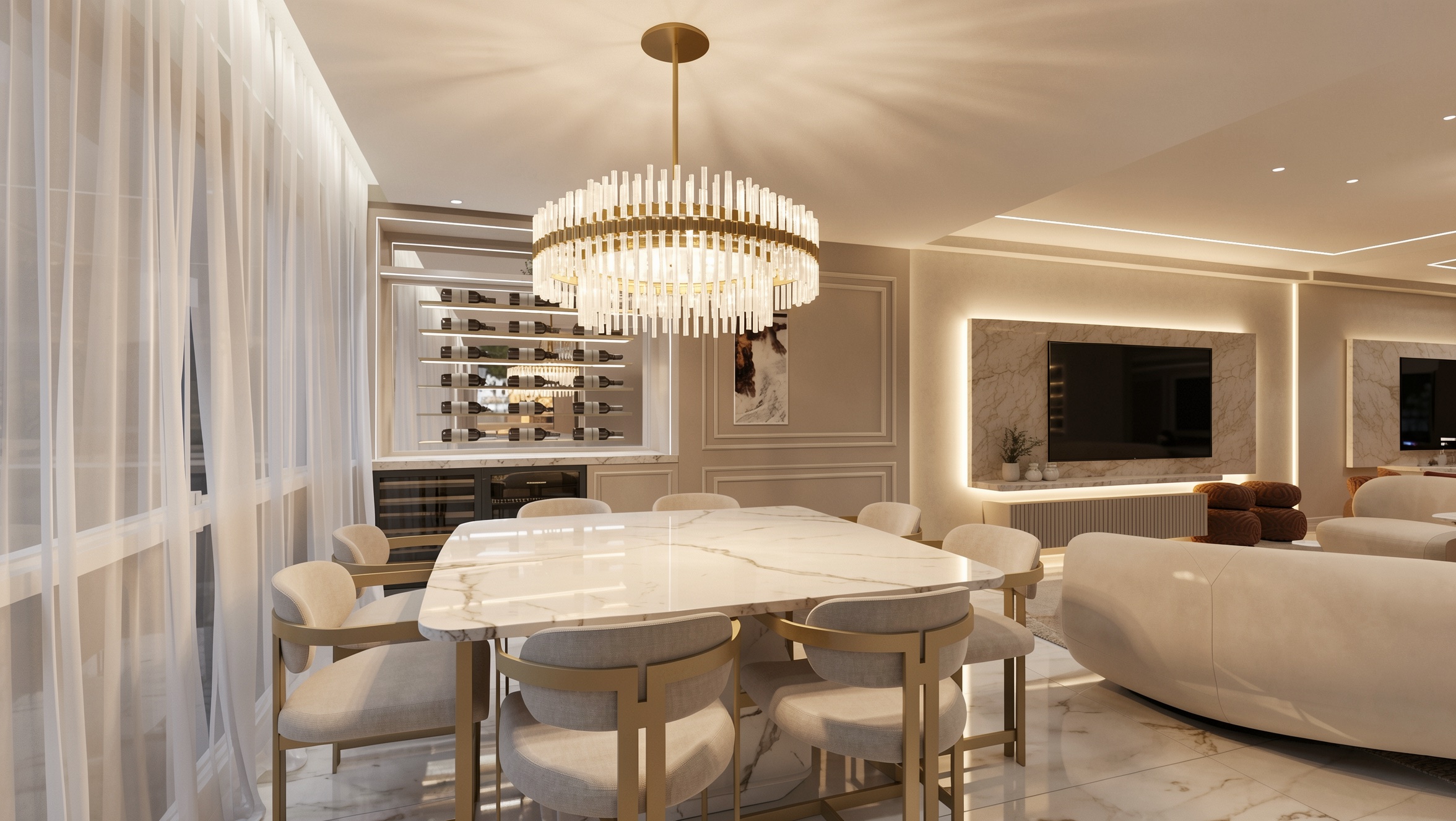 Sala Planejada de Luxo