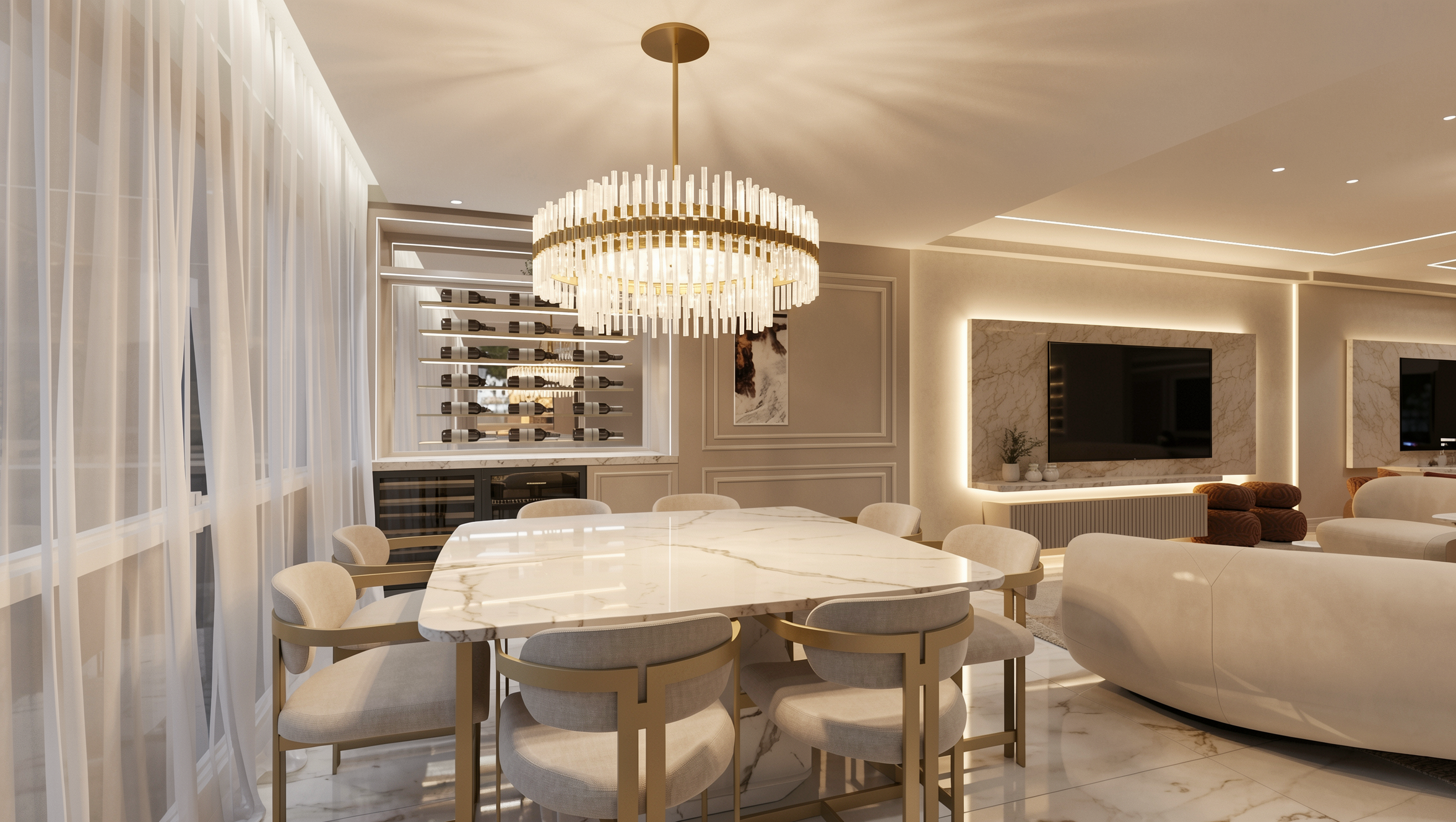 Sala Planejada de Luxo